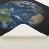 Erde mit Wolken und Meereis Sherpadecke (3/4)