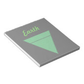 Erde Notizblock (angewinkelt)
