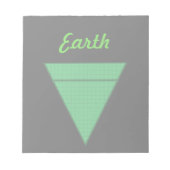 Erde Notizblock (Vorderseite)