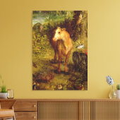 Erde oder Das irdische Paradies, Detail einer Kuh, Leinwanddruck (Insitu (Wohnzimmer))