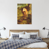 Erde oder Das irdische Paradies, Detail einer Kuh, Leinwanddruck (Insitu (Schlafzimmer))