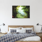 Erde oder Das irdische Paradies, Details von Adam  Leinwanddruck (Insitu (Schlafzimmer))