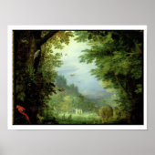 Erde oder Das irdische Paradies, Details von Adam Poster (Vorne)