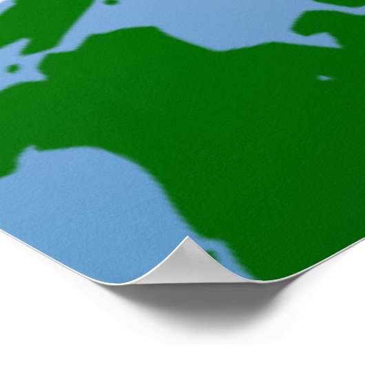 ERDE ohne ART Poster (Ecke)