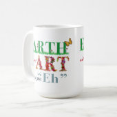 Erde ohne Kunst ist wie Spaß-Künstler-Tasse Kaffeetasse (Vorderseite Links)
