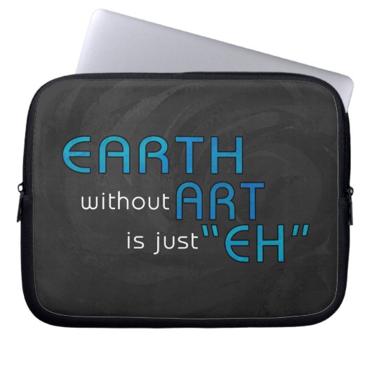 Erde ohne Kunst Laptopschutzhülle (Vorderseite)