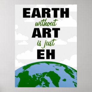 ERDE ohne KUNST Poster