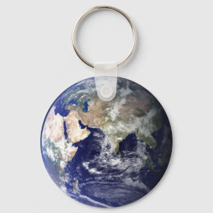 Erde Östliche Hemisphäre Schlüsselanhänger