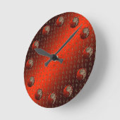 Erde Pferd Runde Wanduhr (Winkel)