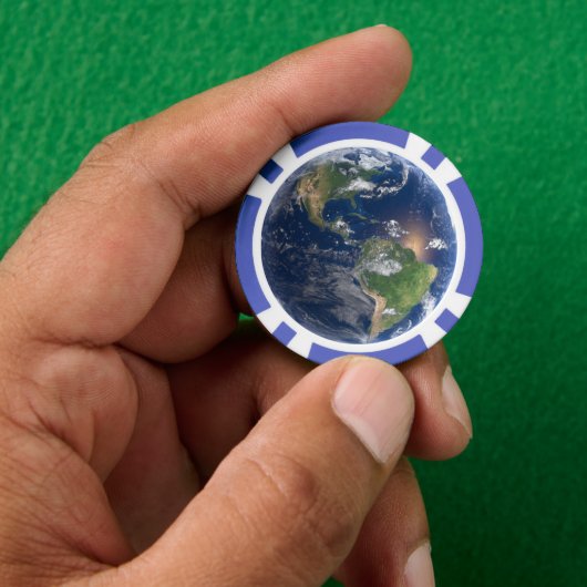 Erde Pokerchips (Hand)