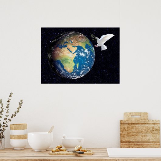 Erde Poster (Küche)