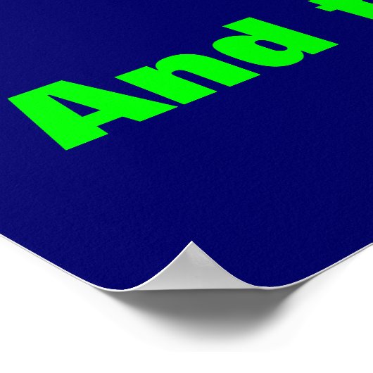 Erde Poster (Ecke)