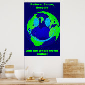 Erde Poster (Küche)