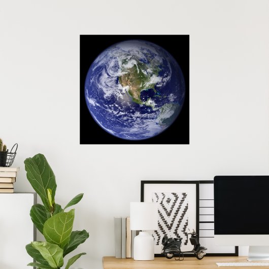 Erde Poster (Heimbüro)