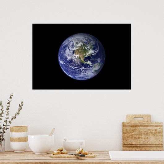 Erde Poster (Küche)