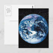 ERDE POSTKARTE (Vorne/Hinten)