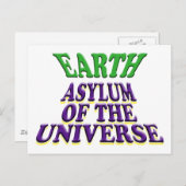 ERDE POSTKARTE (Vorne/Hinten)