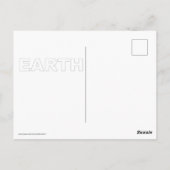 ERDE POSTKARTE (Rückseite)