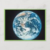 Erde Postkarte (Vorderseite)