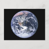 Erde Postkarte (Vorderseite)