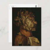 Erde Postkarte (Vorne/Hinten)