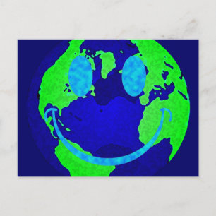 Erde Postkarte