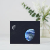 Erde Postkarte (Stehend Vorderseite)