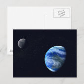 Erde Postkarte (Vorne/Hinten)