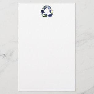 Erde - Recycelnd Briefpapier