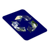 Erde - Recycelnd Magnet (Rechte Seite)