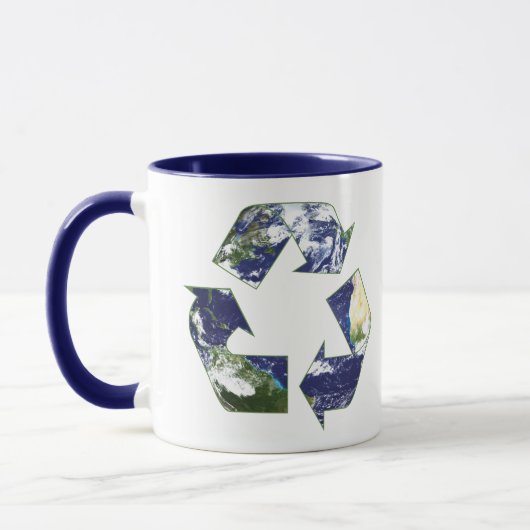 Erde - Recycelnd Tasse (Links)