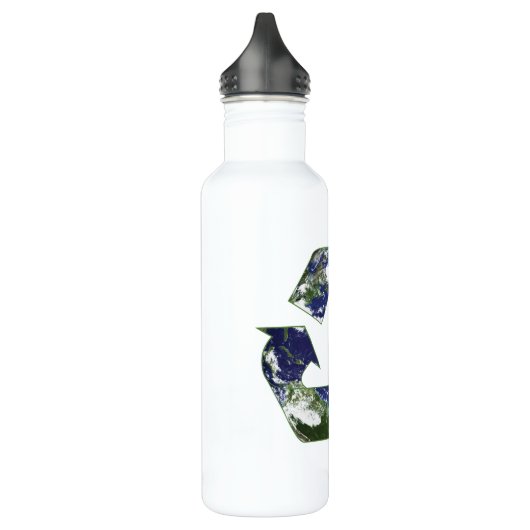 Erde - Recycelnd Trinkflasche (Links)