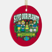 Erde scherzt Connecticut Keramikornament (Rechts)