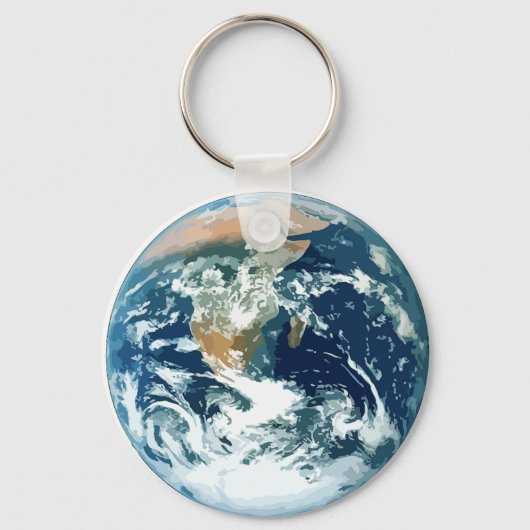 Erde Schlüsselanhänger (Vorderseite)