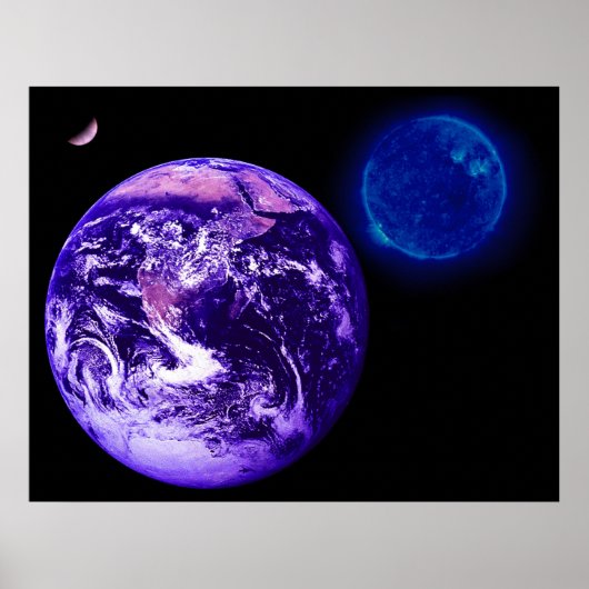 Erde, Sonne, Venus Poster (Vorne)