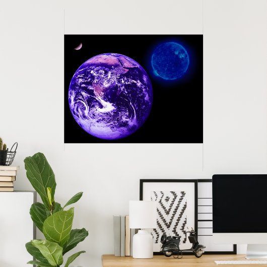 Erde, Sonne, Venus Poster (Heimbüro)