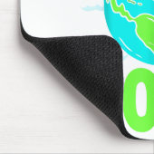 Erde Stimme Rettet den Planeten Design Mousepad (Ecke)