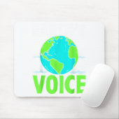 Erde Stimme Rettet den Planeten Design Mousepad (Mit Mouse)