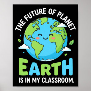 Erde-Tag-Shirts für Lehrer Klassenzimmer erdtag Poster