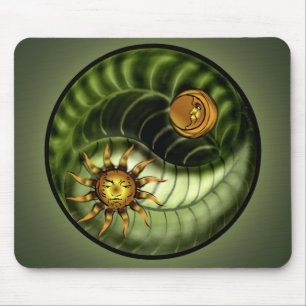 Erde-Tag Yin Yang-Mauspad Mousepad
