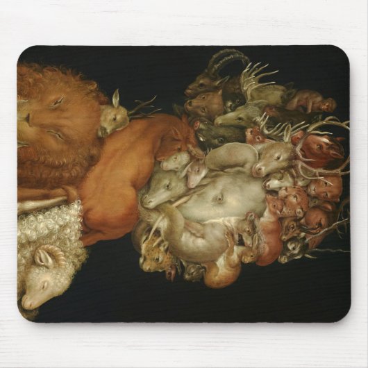 Erde, Terra, 1570 von Giuseppe Arcimboldo Mousepad (Vorne)