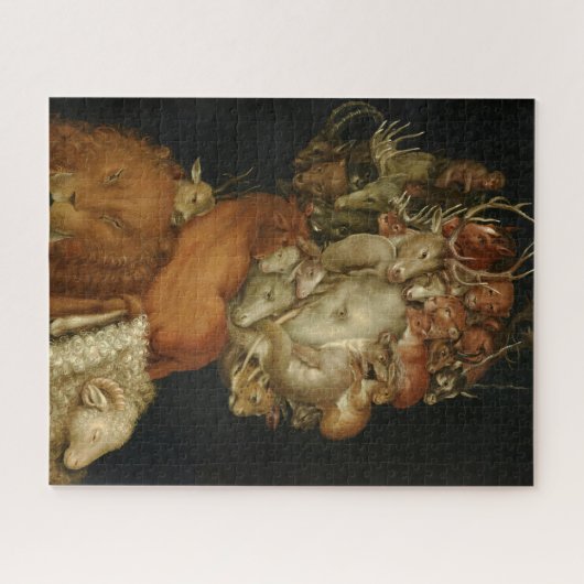 Erde, Terra von Giuseppe Arcimboldo Puzzle (Horizontal)