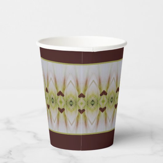 Erde Tone Decorative Pappbecher (Rechts)