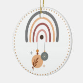 Erde Tone dot Boho Regenbogen Arch tree Ornament (Links)