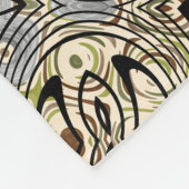 Erde Tone Mandala Intricate Geometrische Muster Fleecedecke (Ecke)