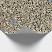 Erde Tone Mandala Intricate Geometrische Muster Geschenkpapier (Ecke)