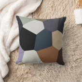 Erde Toned Muster Kissen (Decke)