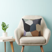 Erde Toned Muster Kissen (Stuhl )