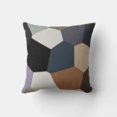 Erde Toned Muster Kissen (Rückseite)