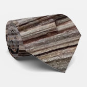 Erde tont Felsenschichtmuster-Hals-Krawatte Krawatte (Gerollt)